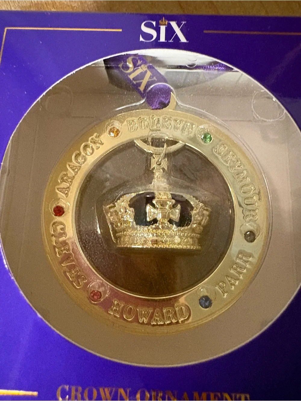 NIB Broadway Musical Ornament - Six the Musical